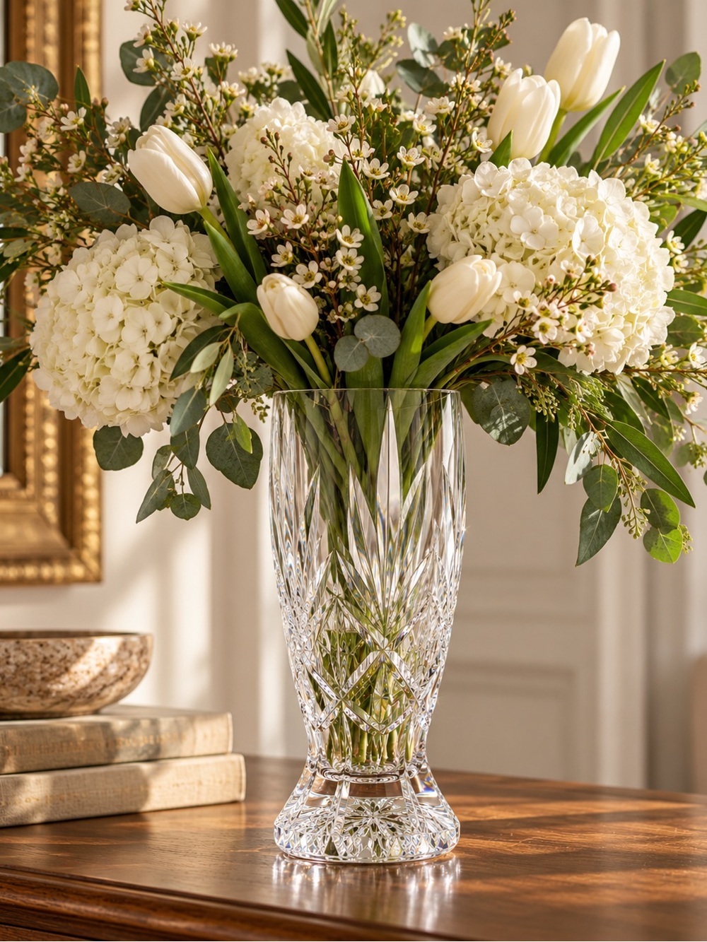 Cristal d’Arques-Durand Mystique 11¾” Crystal Vase – France